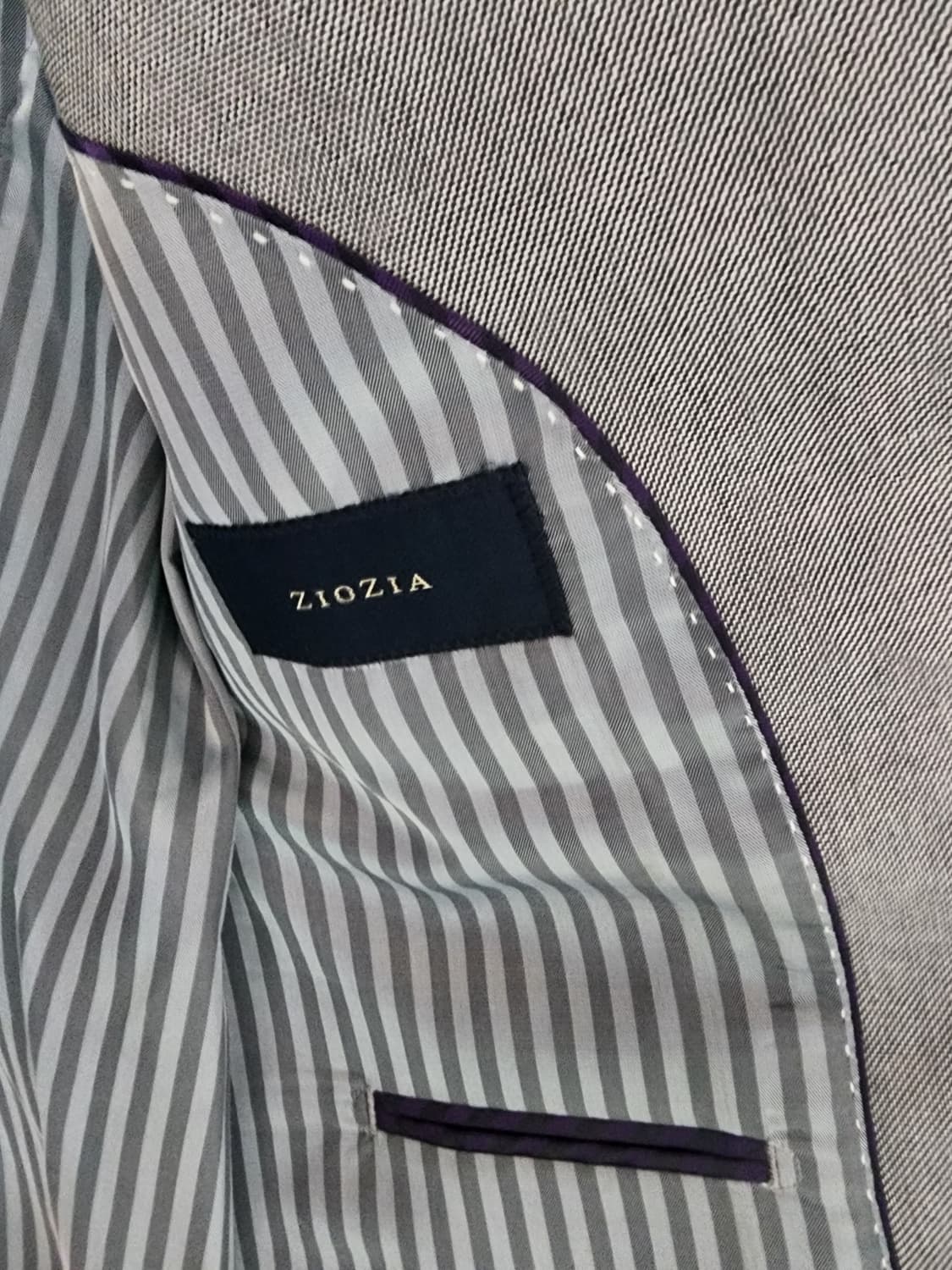 (새상품) ZIOZIA 지오지아 그레이 블레이저. 100사이즈 정장 자켓 상품이미지5