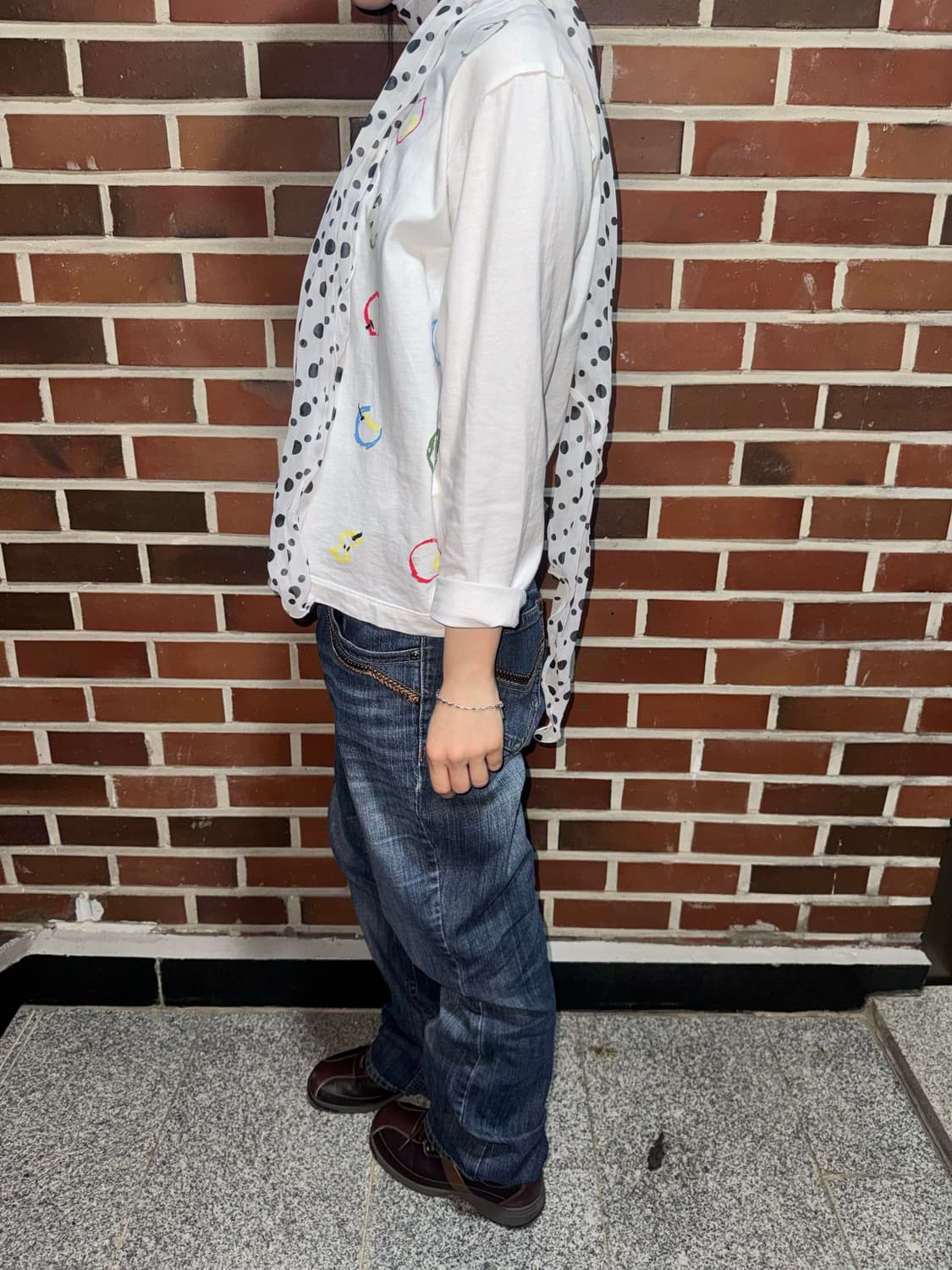 괴짜 사과걸 빈티지 코디세트 3pcs 상품이미지5