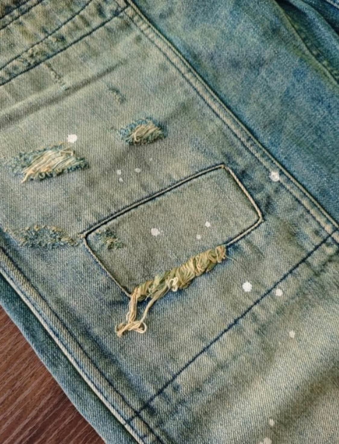 RRL 리페어 페인터 데님 상품이미지2