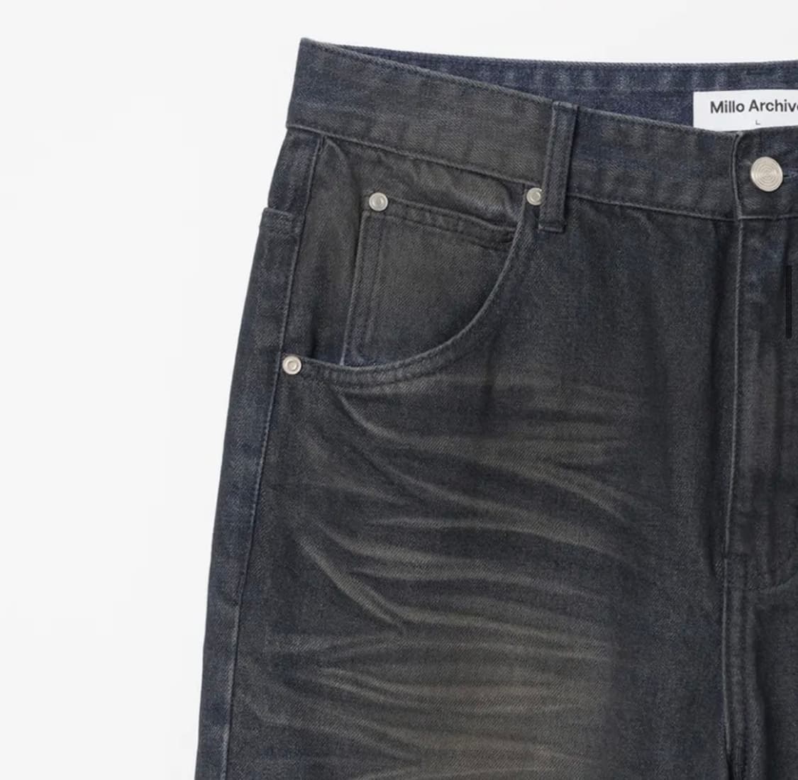 밀로아카이브 컨스트럭터 플레어 진 [워시드 블루] 상품이미지3