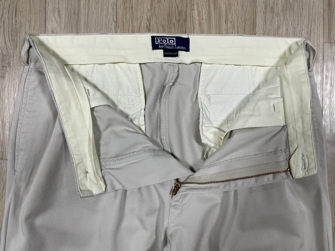 35~36) 90's 폴로 랄프로렌 투턱 클래식 치노팬츠 상품이미지6