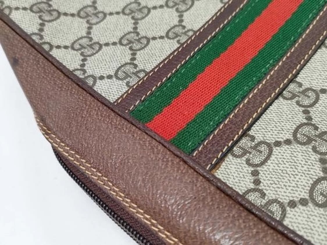 [예약판매] 구찌(GUCCI) 빈티지 미니멀 쉐리 PVC 숄더백 상품이미지9