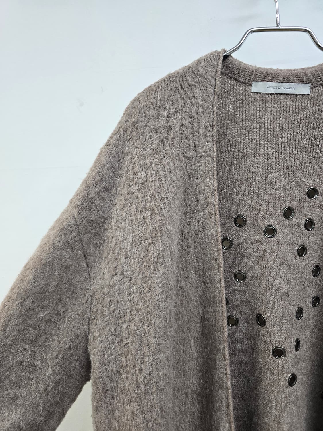 보브 루즈핏 울 롱 니트가디건 상품이미지3