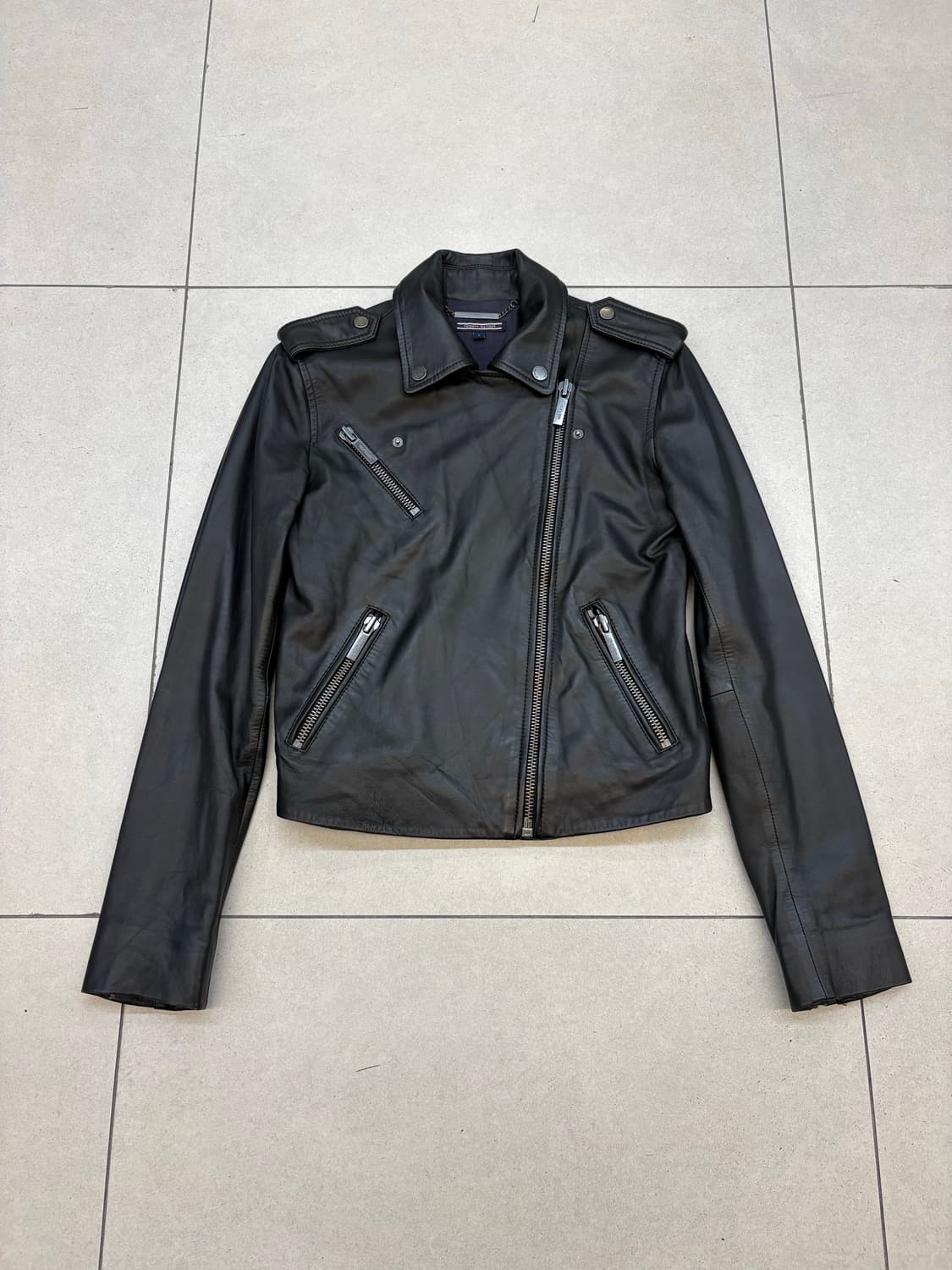 타미힐피거 램스킨 레더자켓 상품이미지3