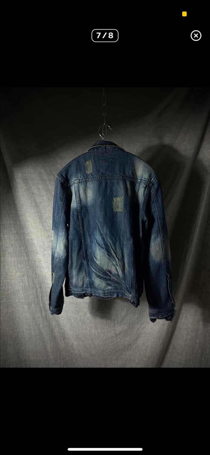 MIDAS Studded Destroyed Denim Jaket 상품이미지7