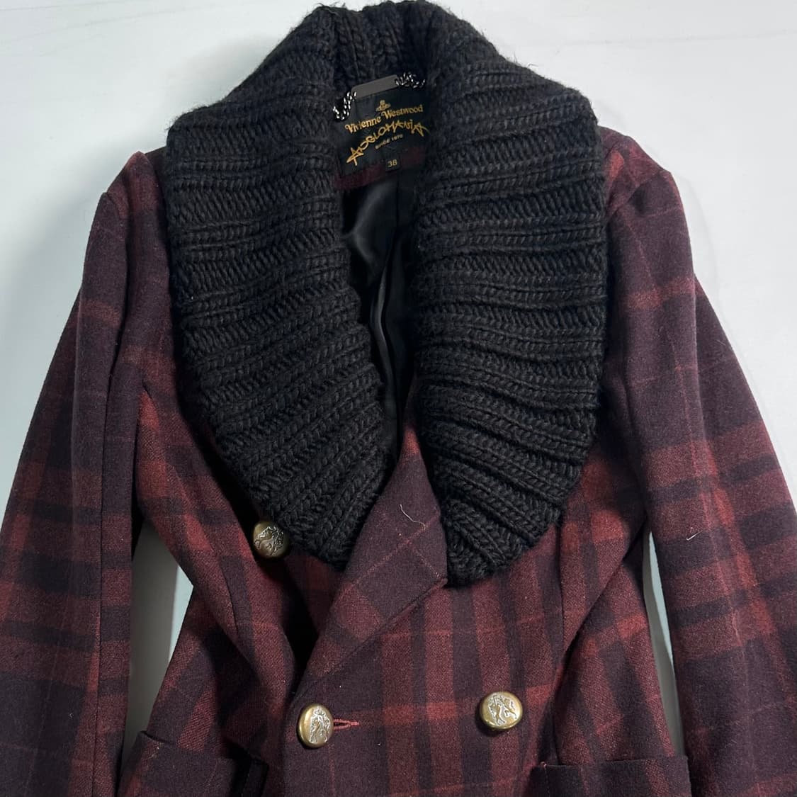 비비안웨스트우드 체크코트  상품이미지2