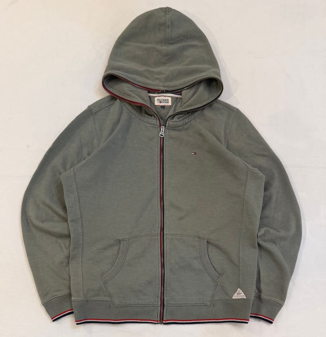 타미힐피거 베이프맛 풀집 후드집업 민트 그레이 상품이미지1