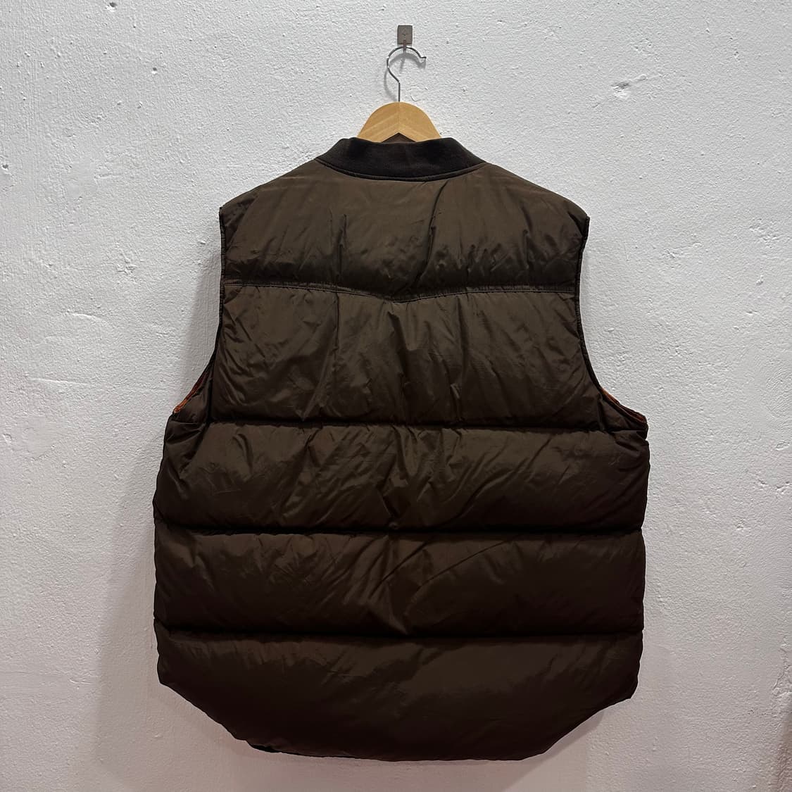 리바이스 브라운 덕다운 패딩 조끼XL 상품이미지8