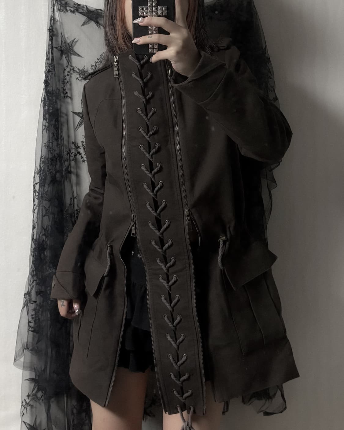 y2k 아일렛 포인트 자켓  상품이미지1