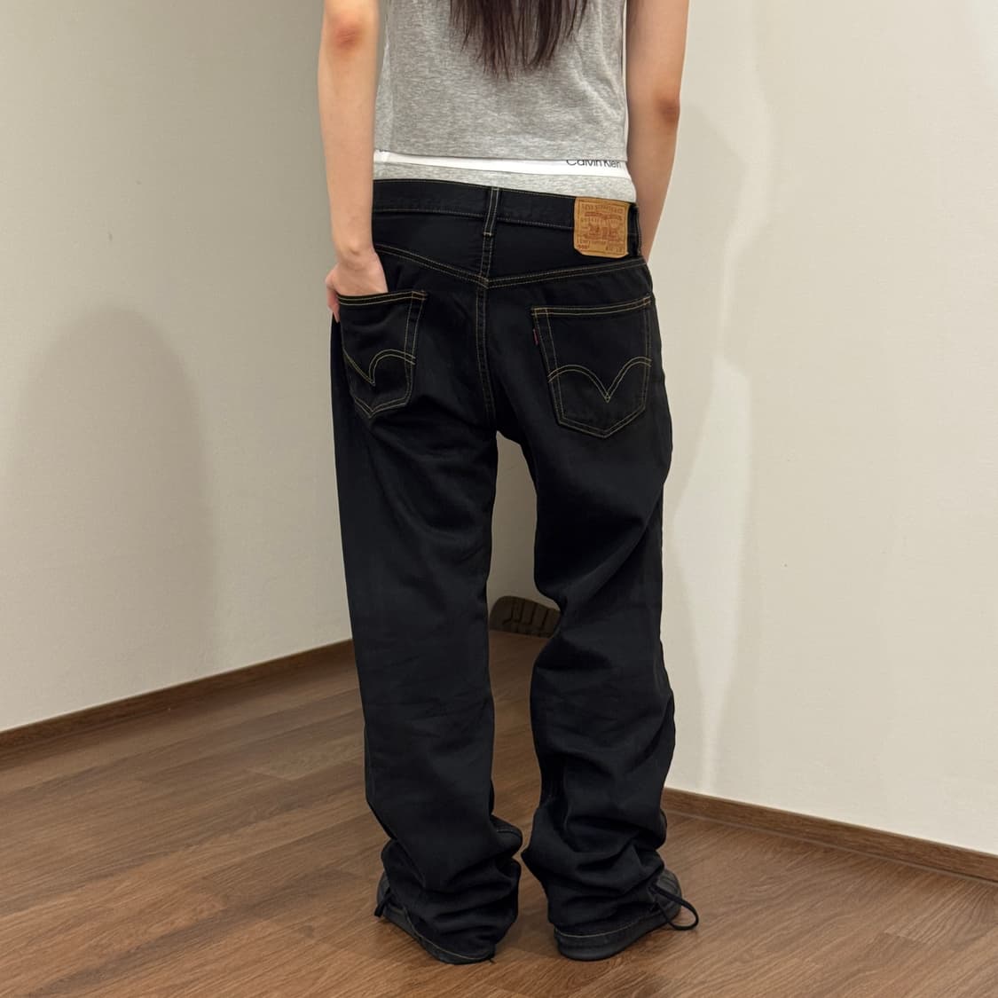 00s 리바이스 505 블랙 데님 32 상품이미지1
