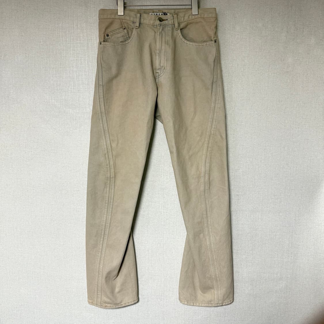 [3, 새상품]NVRFRGT 네버포겟 3D 라이트 페이디드 트위스트 진 상품이미지6