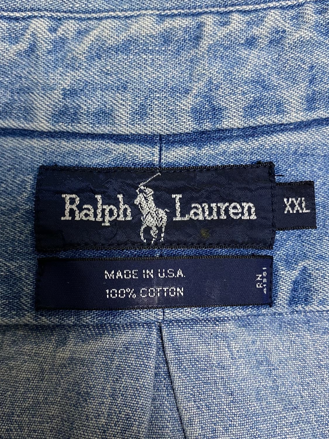 1992년 POLO RALPH LAUREN DENIM SHIRT OG 상품이미지6