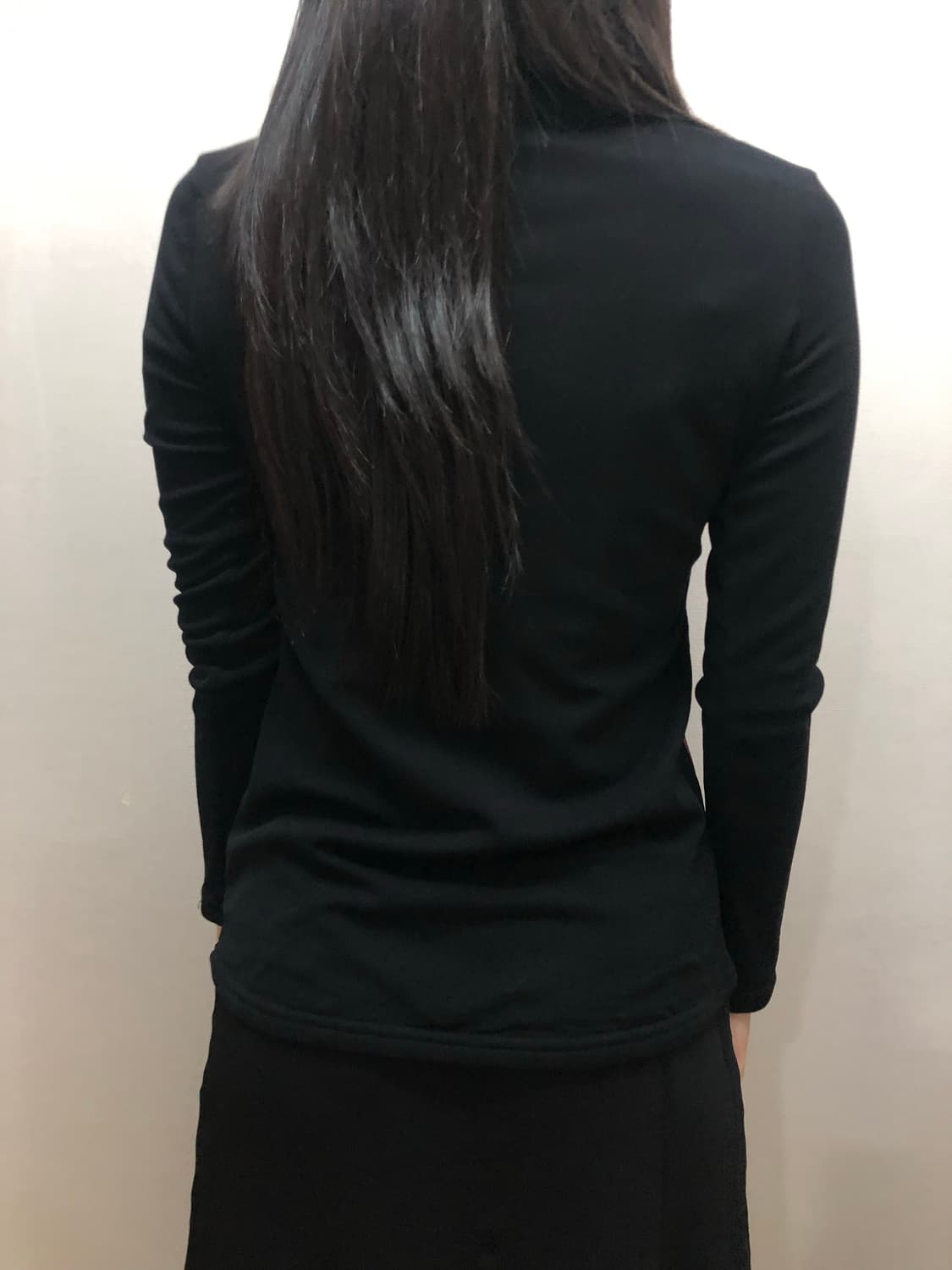 빈티지 블랙 펑크 하이넥 탑 상품이미지7