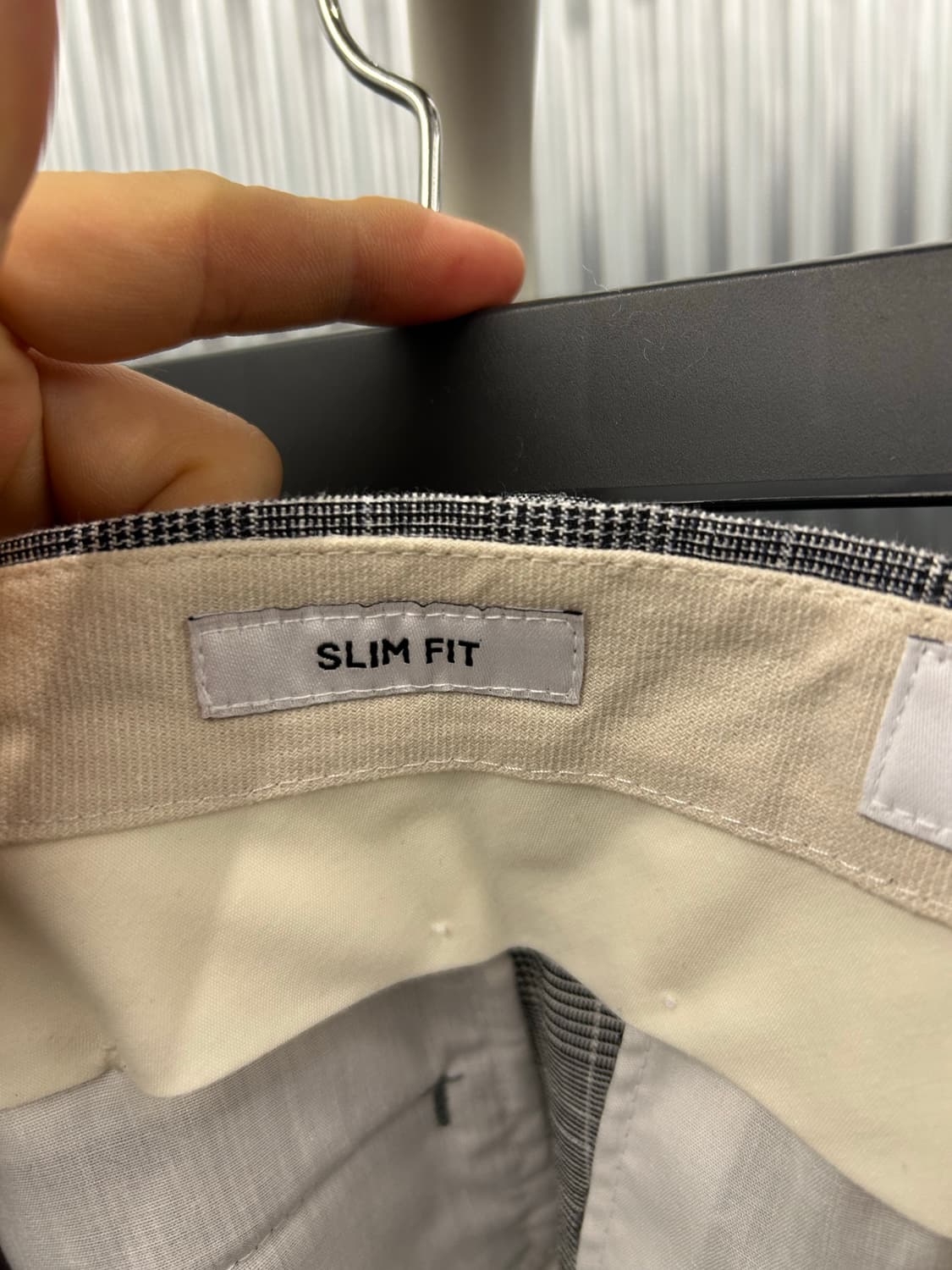 ZIO SONGZIO 체크 슬랙스 정장 바지 상품이미지6