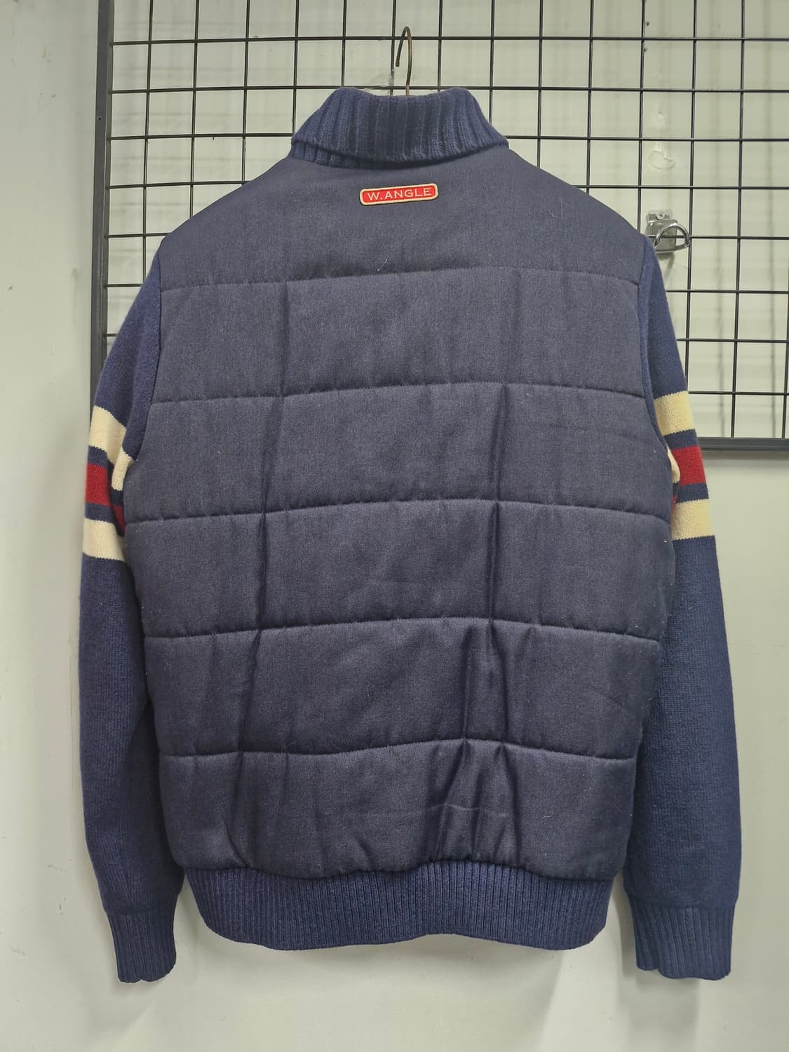 105XL 와이드앵글 방풍 니트 집업 네이비 상품이미지6