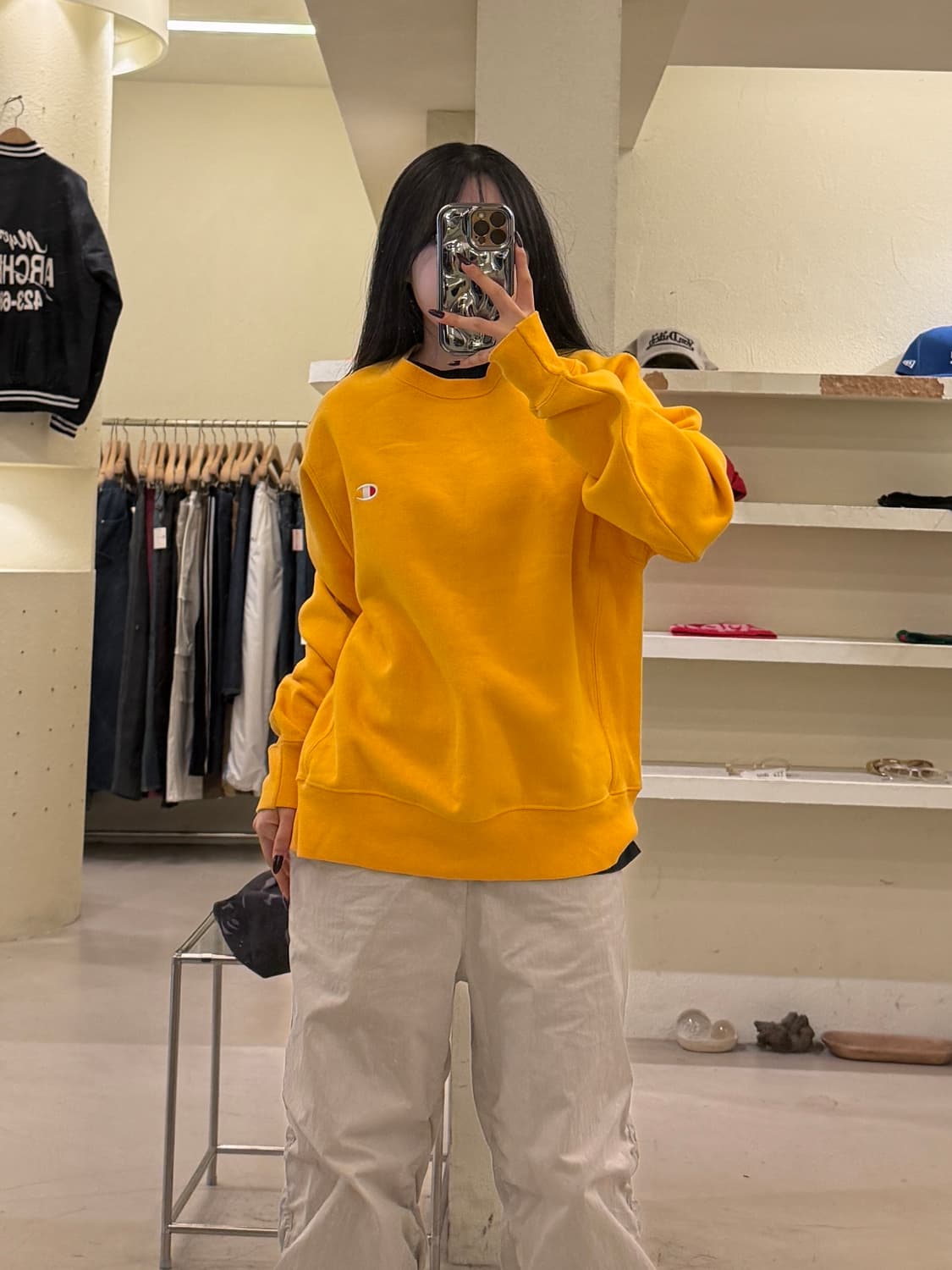 챔피온 리버스위브 로고 맨투맨 U1648 상품이미지1