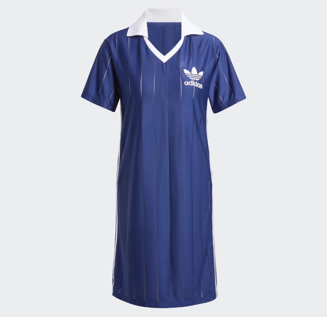 아디다스 핀스트라이프 원피스 - 다크블루 상품이미지1