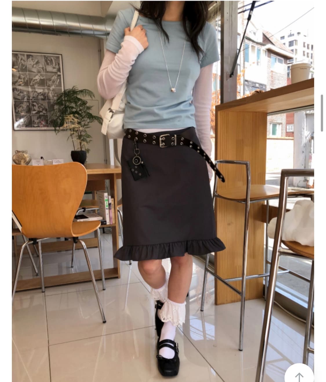 서울베이스드 프릴스커트 셋업 상품이미지2