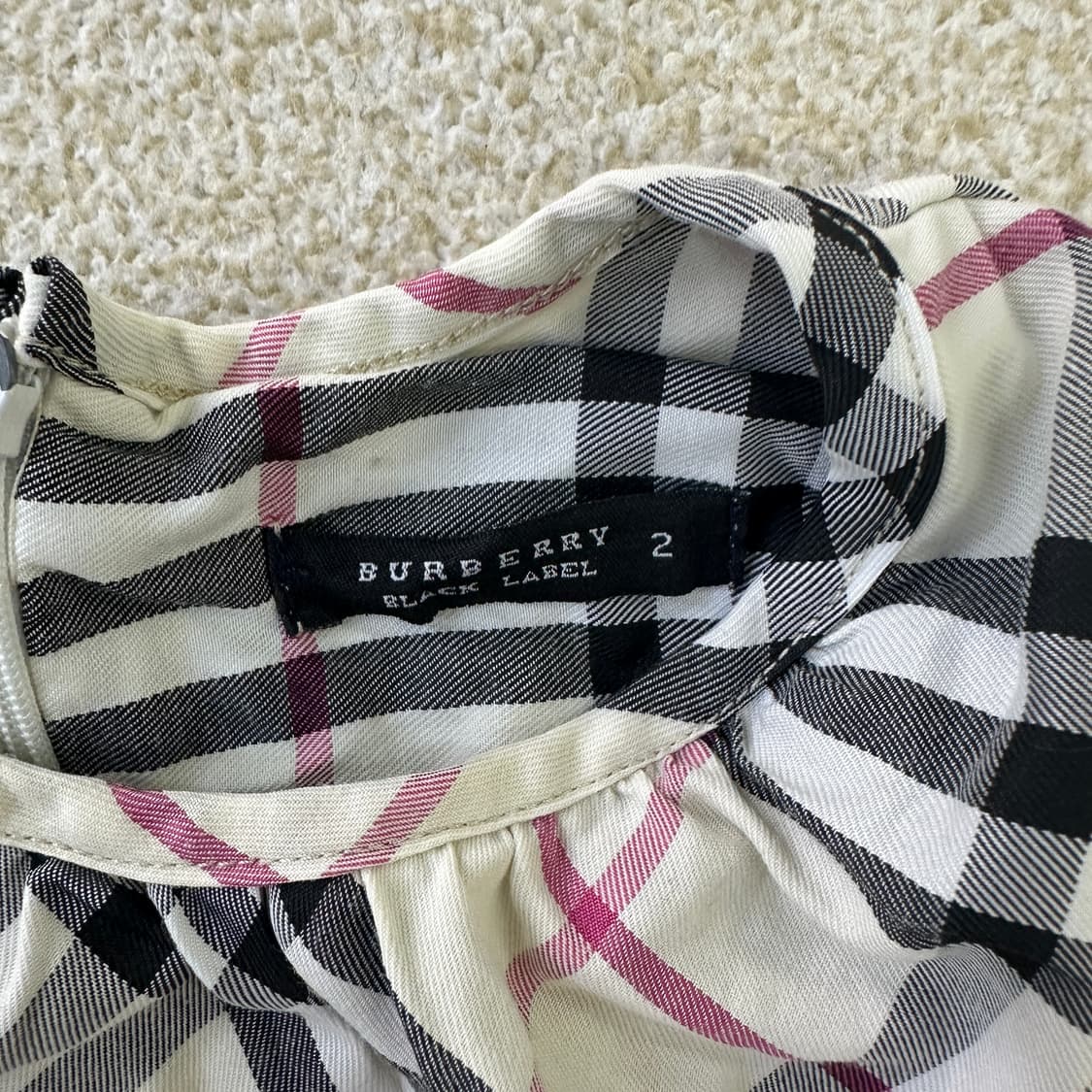 2 고급 키즈 노바체크 원피스 0324D 상품이미지2