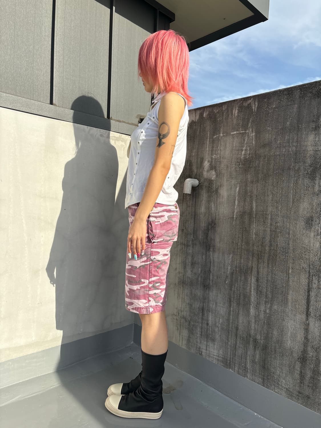 히스테릭글래머 카모 카고 스커트 갸루 상품이미지2