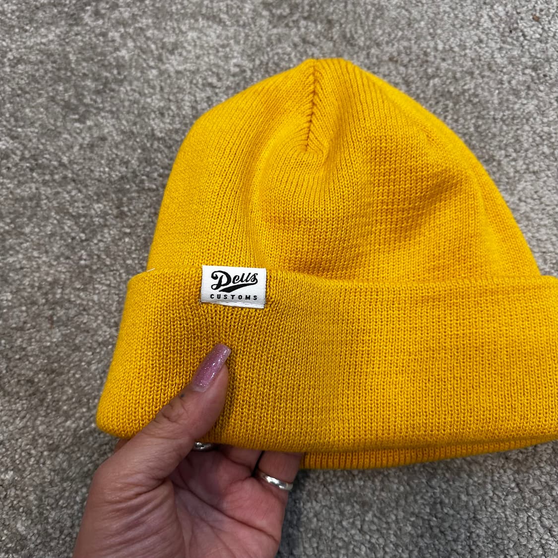 데우스 옐로우 숏/롱 비니F 상품이미지3