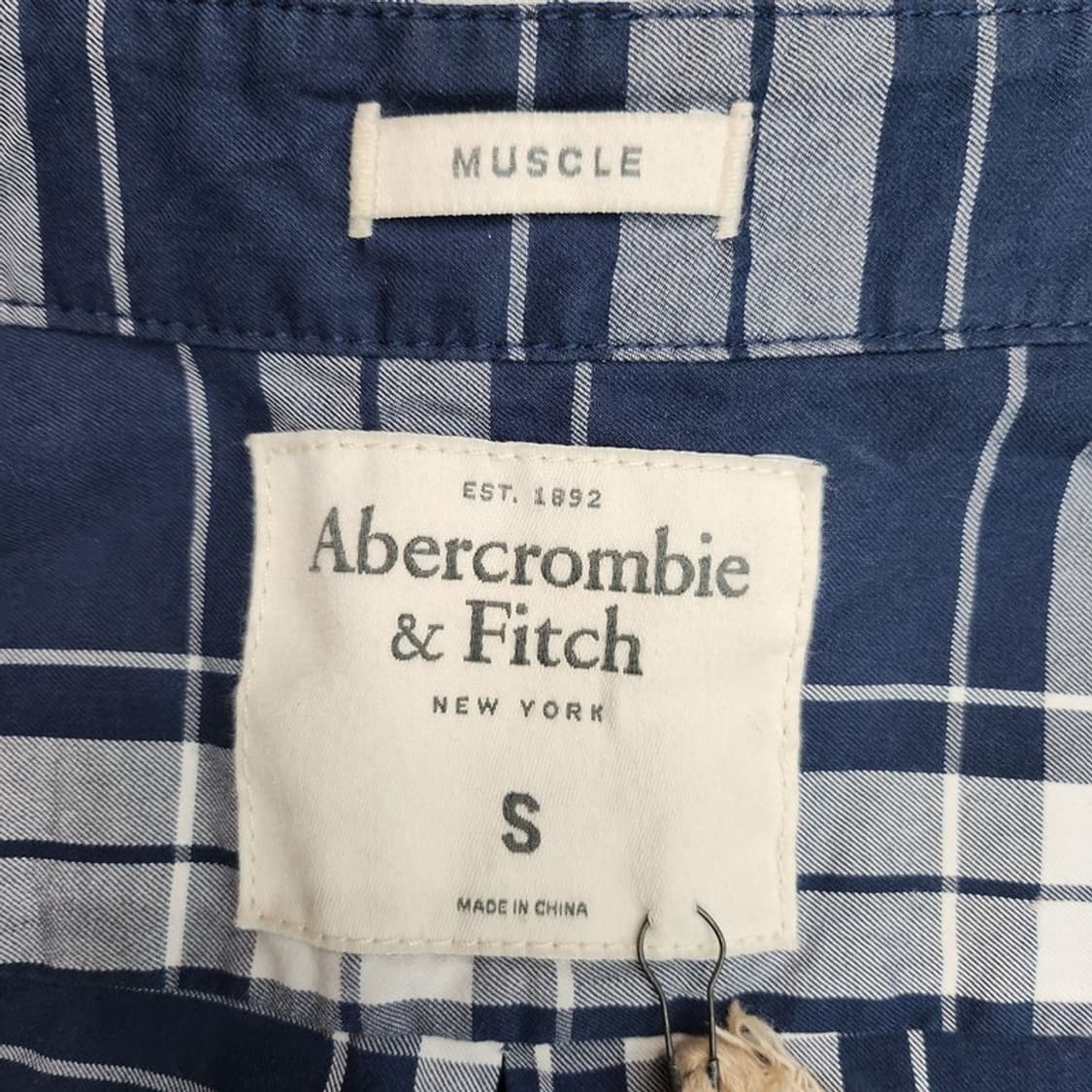 새상품 ABERCROMBIE & FITCH 체크 셔츠 Men S 상품이미지6