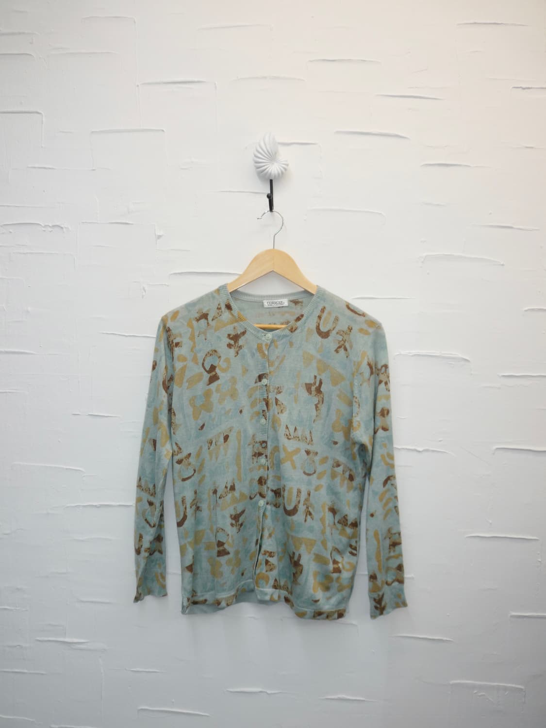 Mint pattern cardigan 상품이미지4