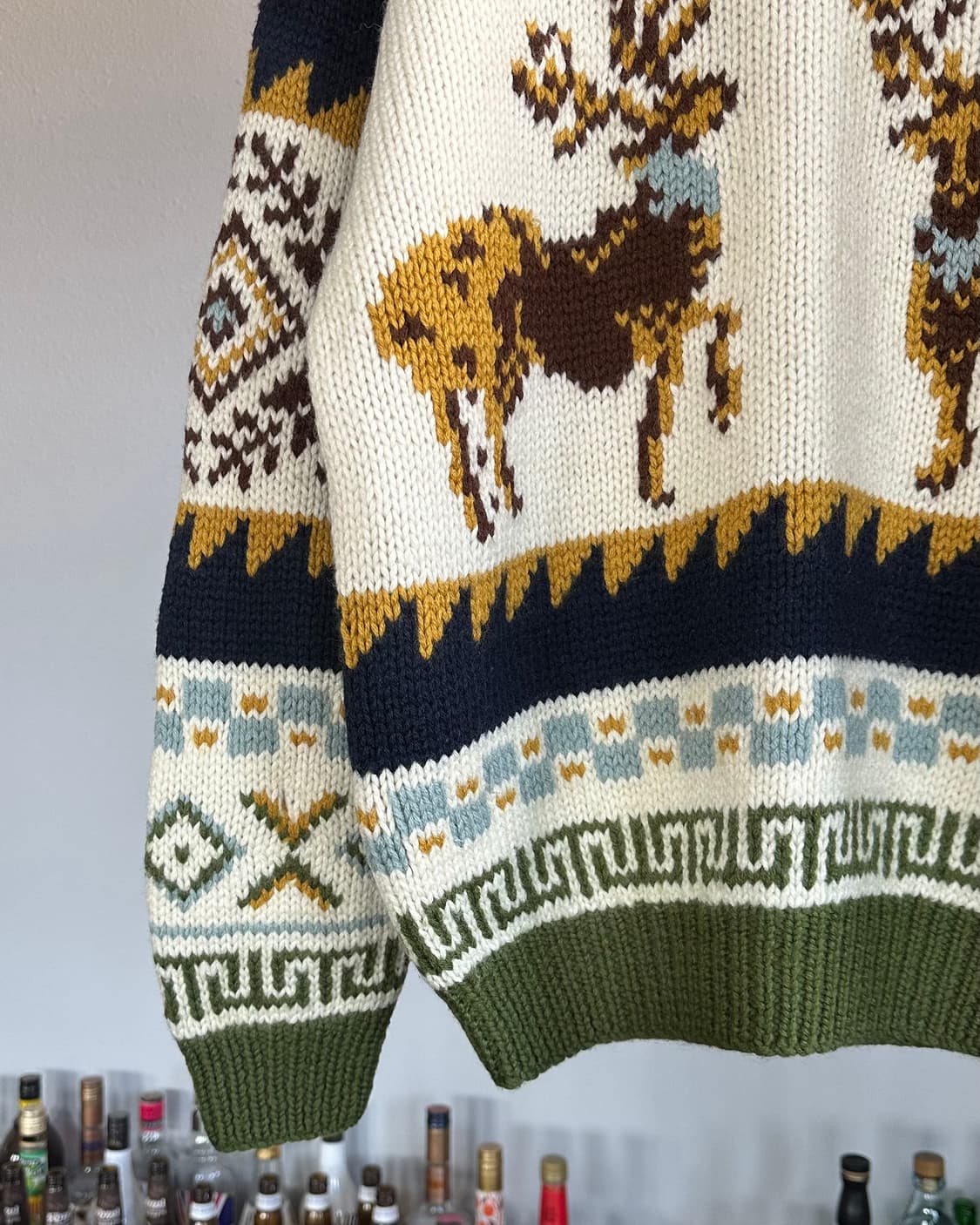 [L]CRAFT MANLY JPN 90s 코위찬 헤비울 니트 스웨터 상품이미지5