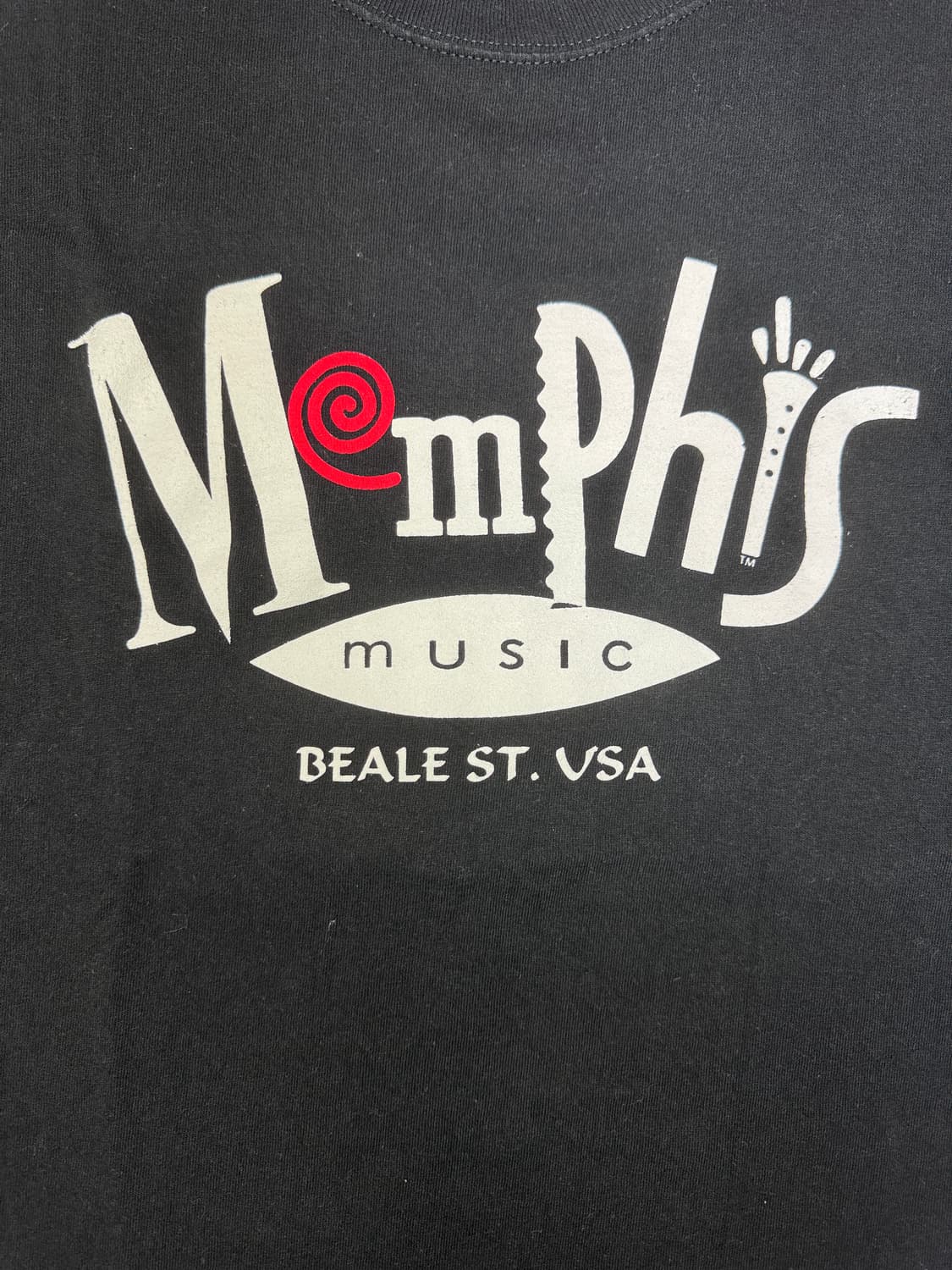 빈티지 00s 멤피스 뮤직 Memphis music 그래픽 티셔츠 XL 상품이미지2