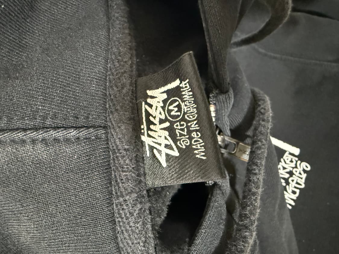 스투시 도버스트릿마켓 LA 후드 집업 블랙 상품이미지5