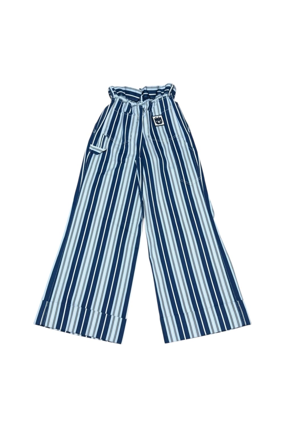 미우미우 20SS 스트라이프 밴딩 와이드 팬츠 상품이미지5