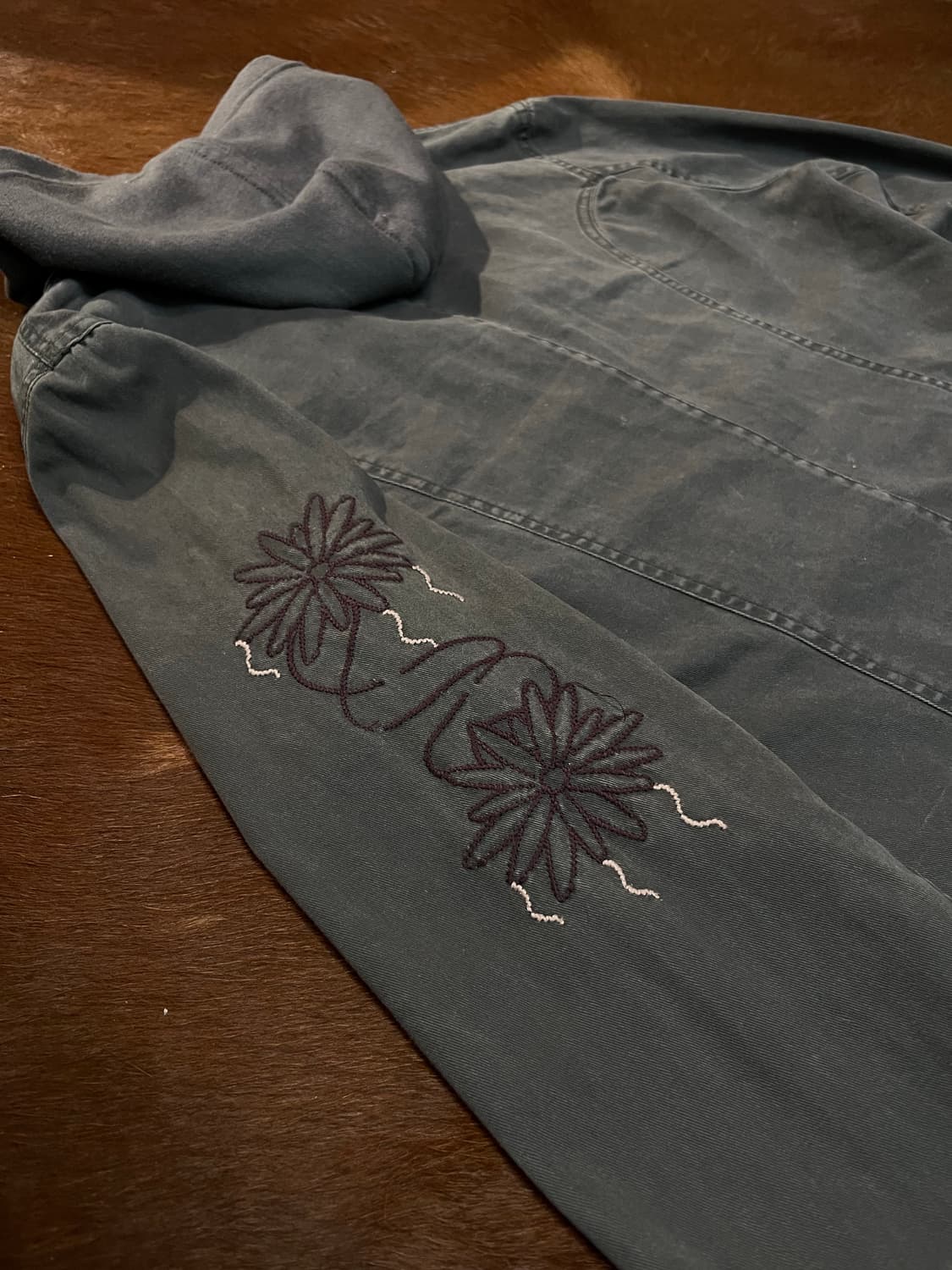 Nine2Nine 자수 디테일 빈티지 자켓 상품이미지9