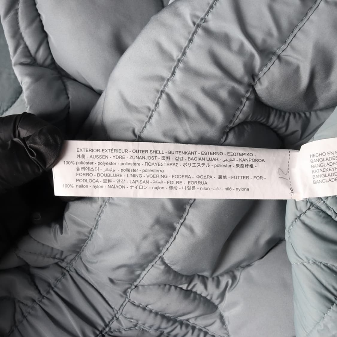 ZARA 어니언 퀼팅 집업 베스트 M 상품이미지7