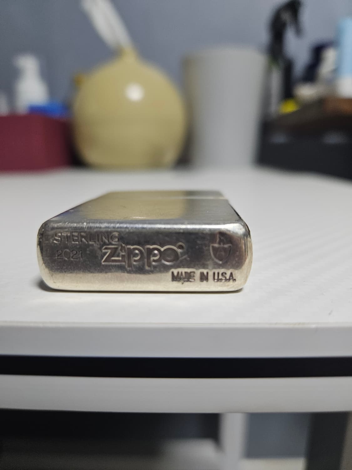 스털링 실버 아머 925 순은 지포 라이터 상품이미지2