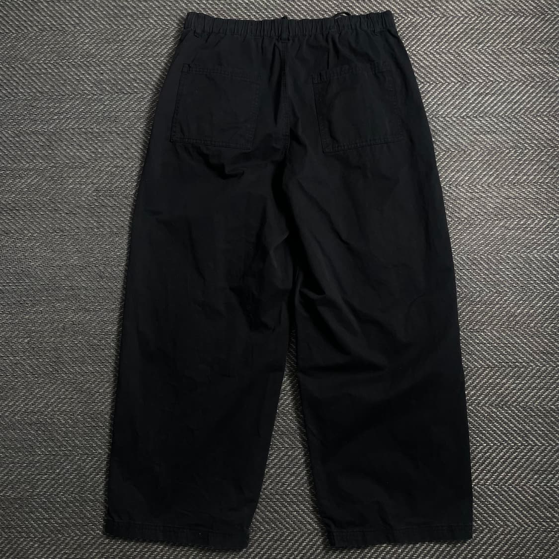 자라 빈티지 벌룬핏 코튼 팬츠 블랙y 4651 상품이미지5