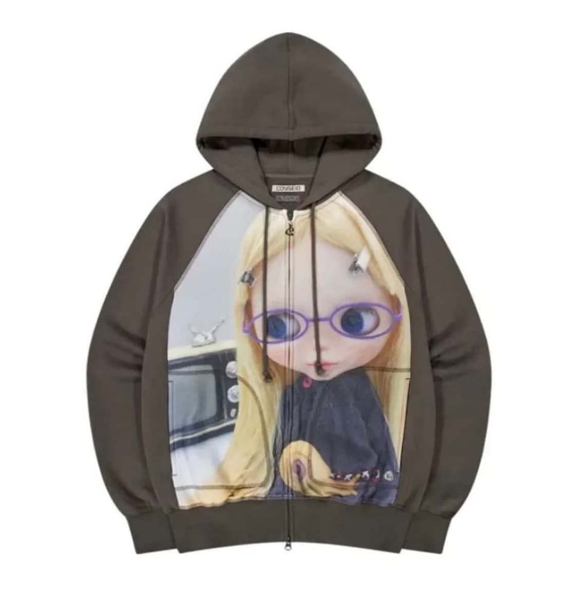 코이세이오 브라이스 돌 브라운 후드집업 상품이미지1