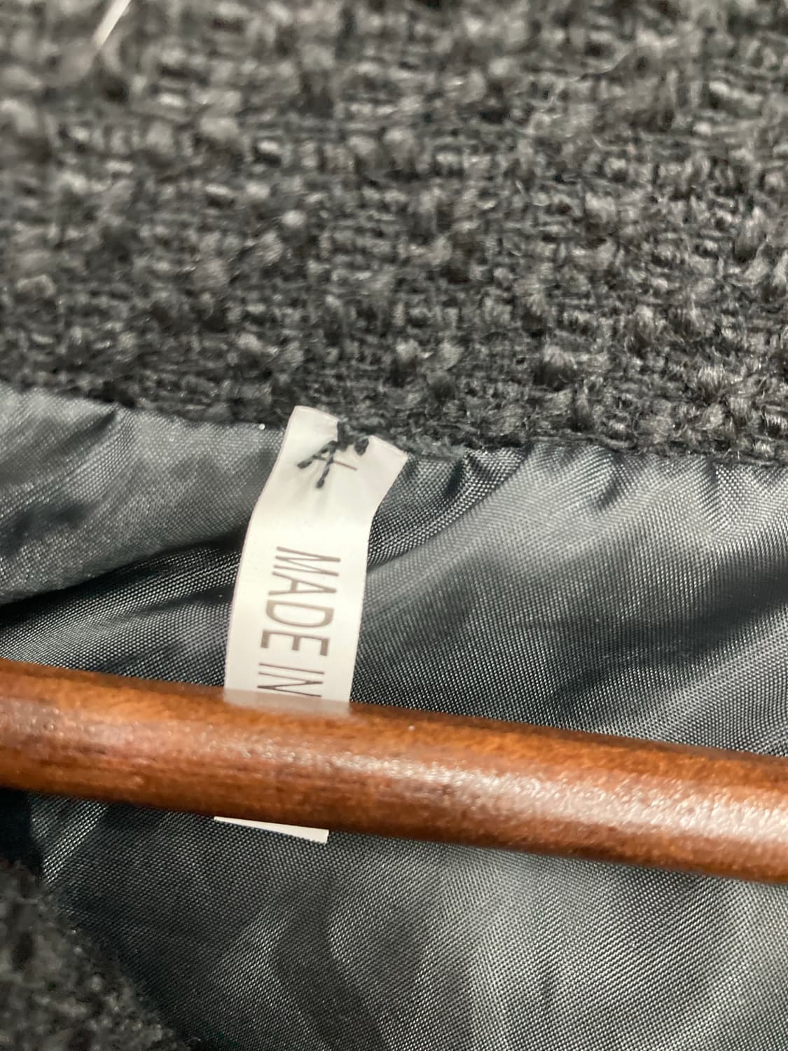 블랙 트위드 자켓 상품이미지4