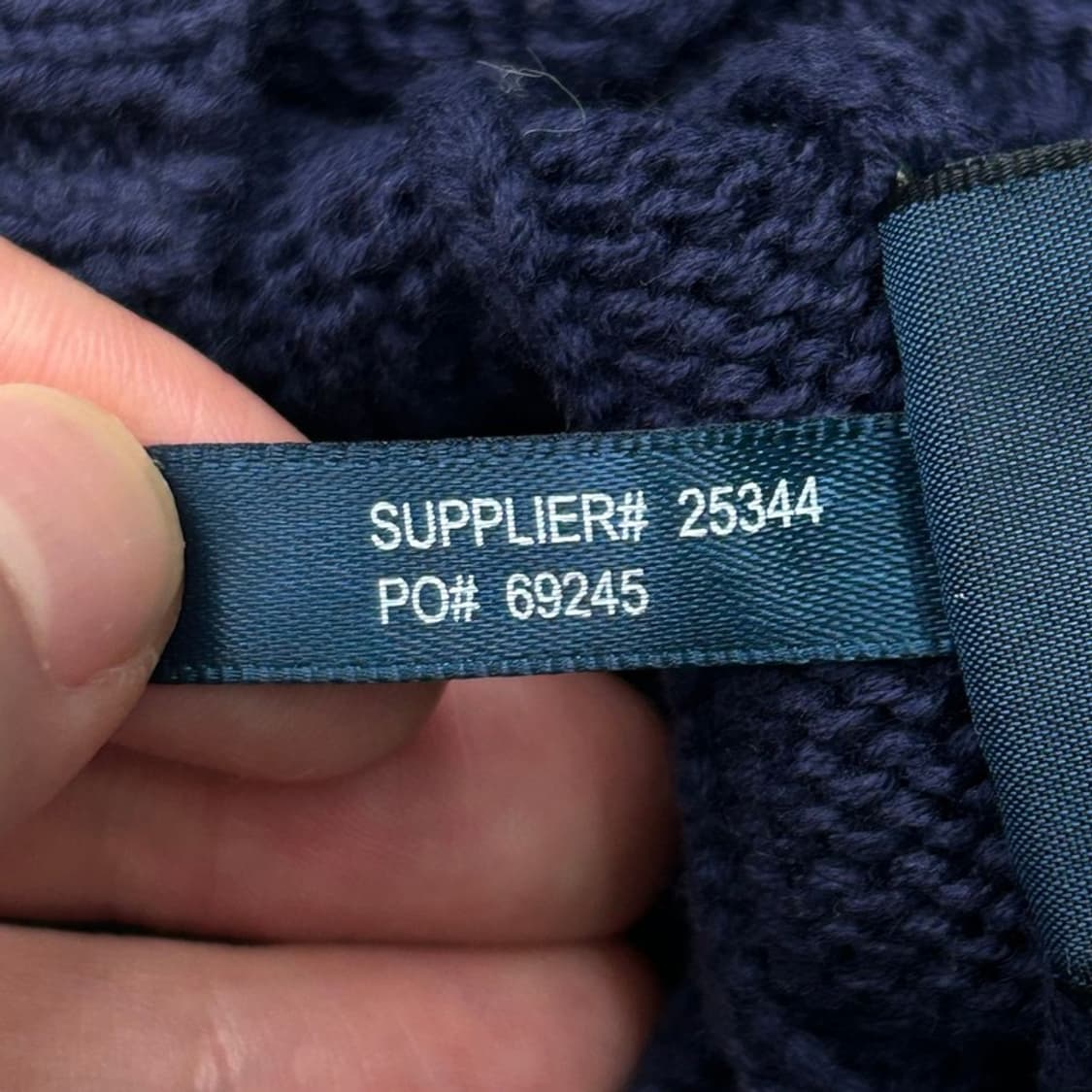 RALPH LAUREN 네이비 라운드넥 니트 S 상품이미지7