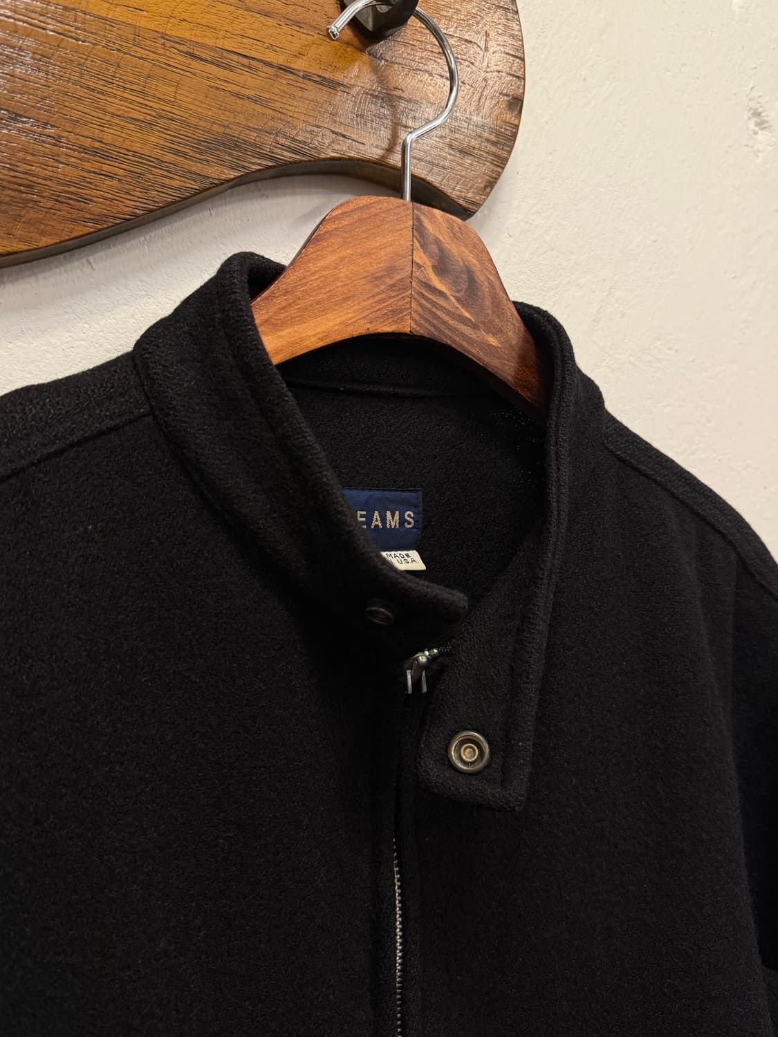 M) USA BEAMS Wool Zip-Up Jacket 상품이미지4