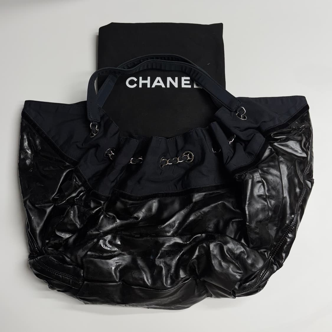 샤넬 정품 빅로고 빅백 상품이미지2