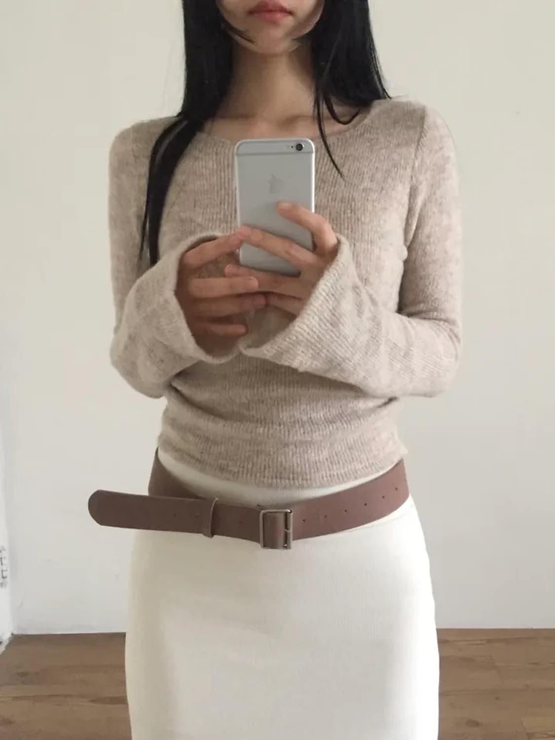 [무료배송] 모헤어 슬림 니트 상품이미지3