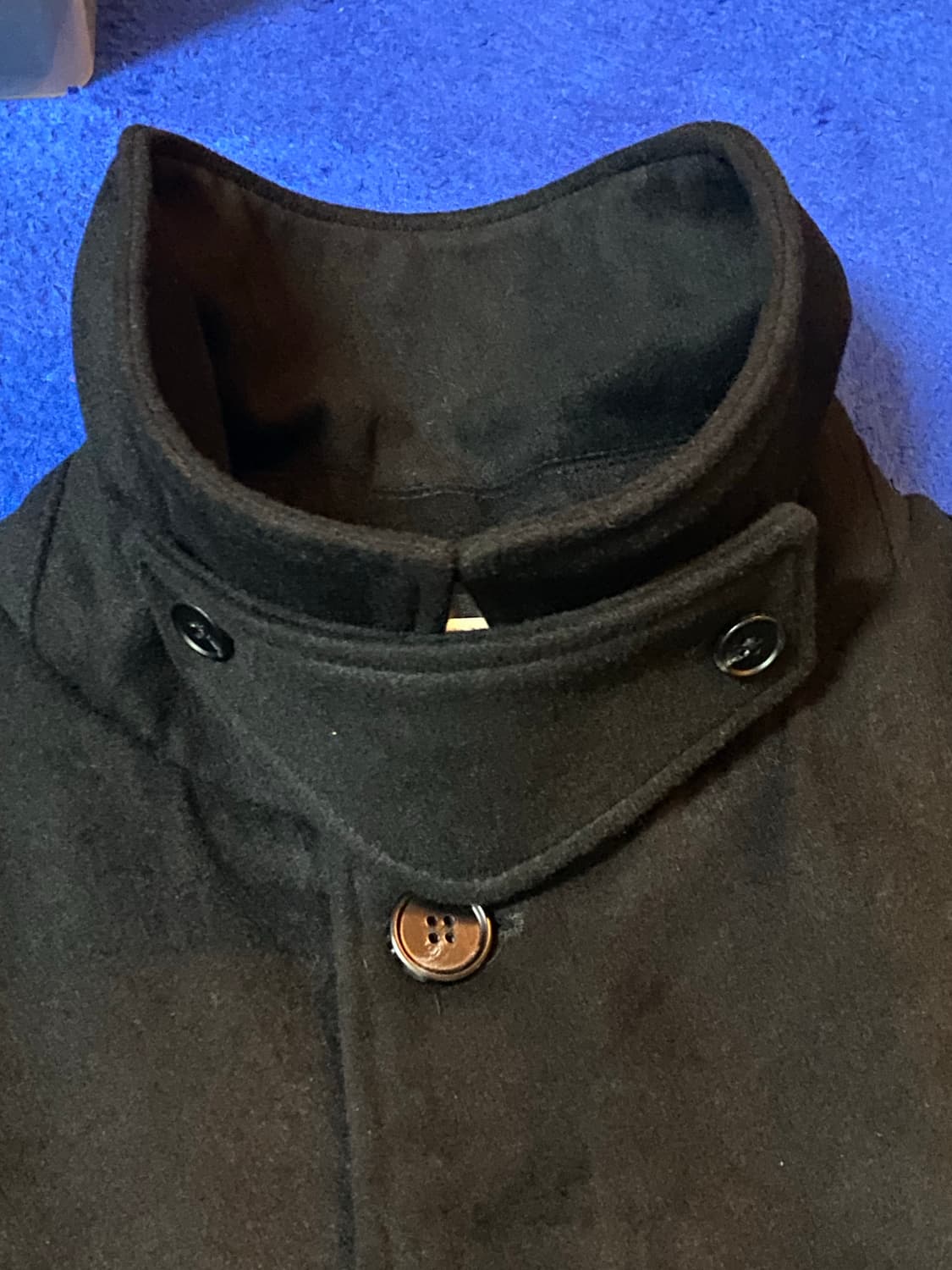 Lafudge Store - 라퍼지 아워 맨 블랙 울 코트 L 상품이미지8