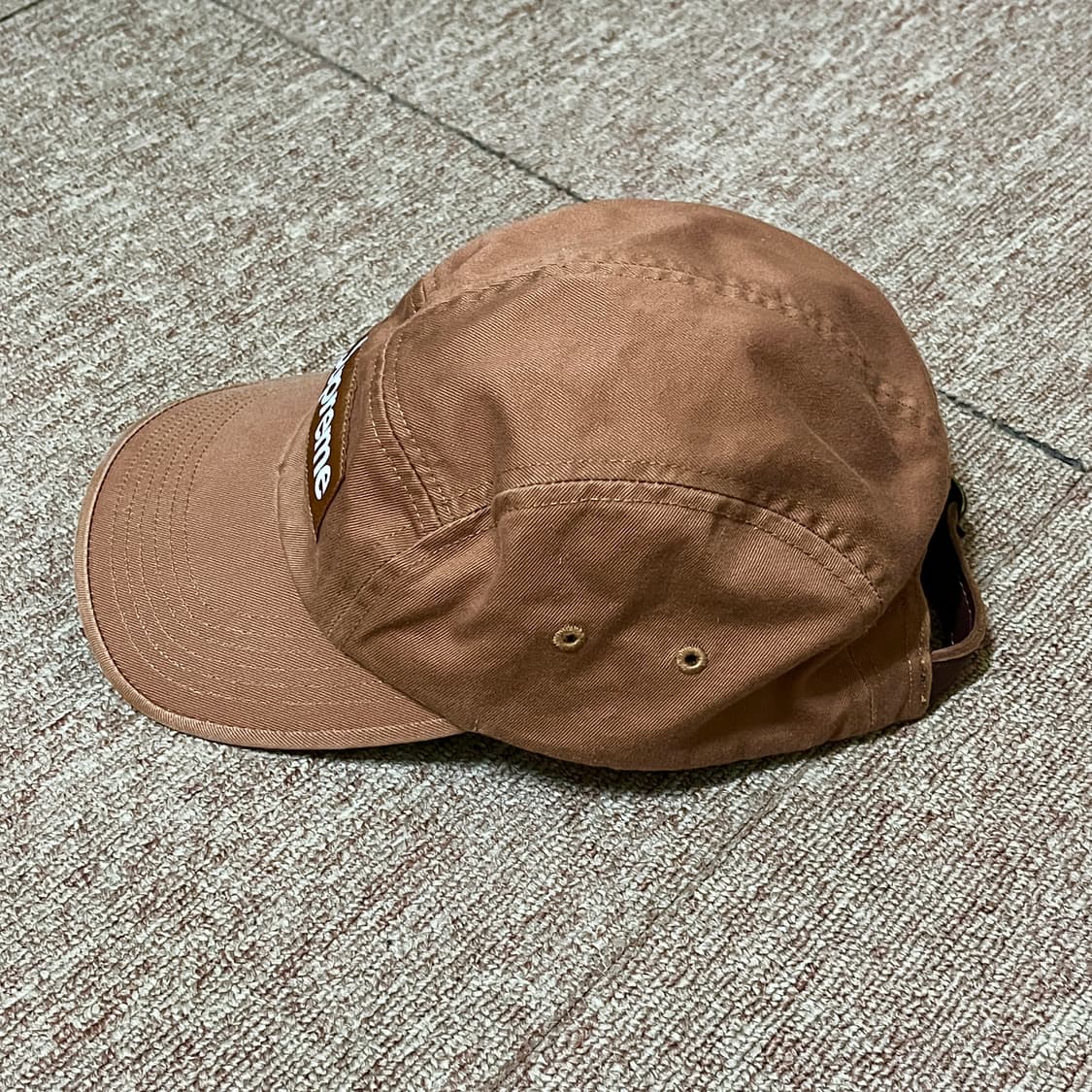 슈프림 SS22 워시드 치노 트윌 캠프캡 브라운 상품이미지4