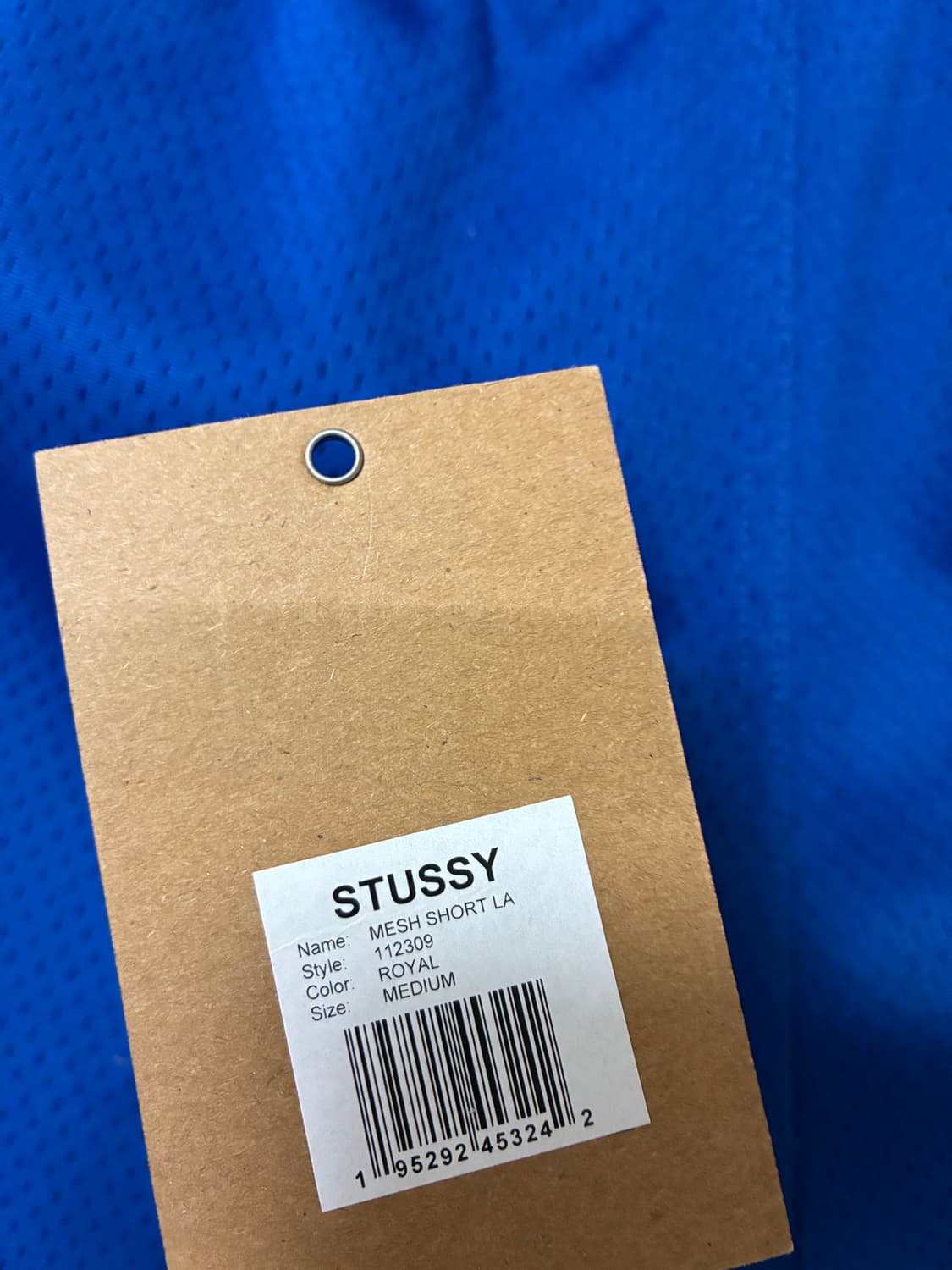 [M]스투시 LA 블루 메쉬 팬츠 상품이미지4