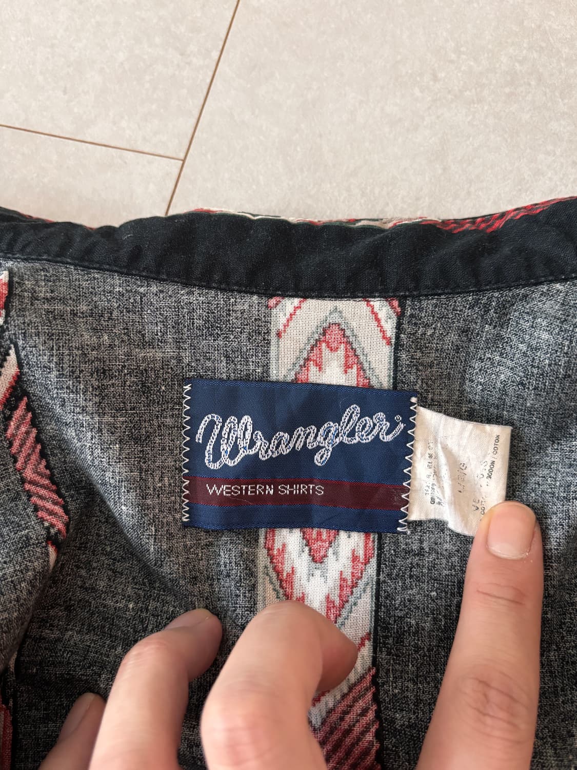 90s Wrangler 나바호 웨스턴셔츠 상품이미지5