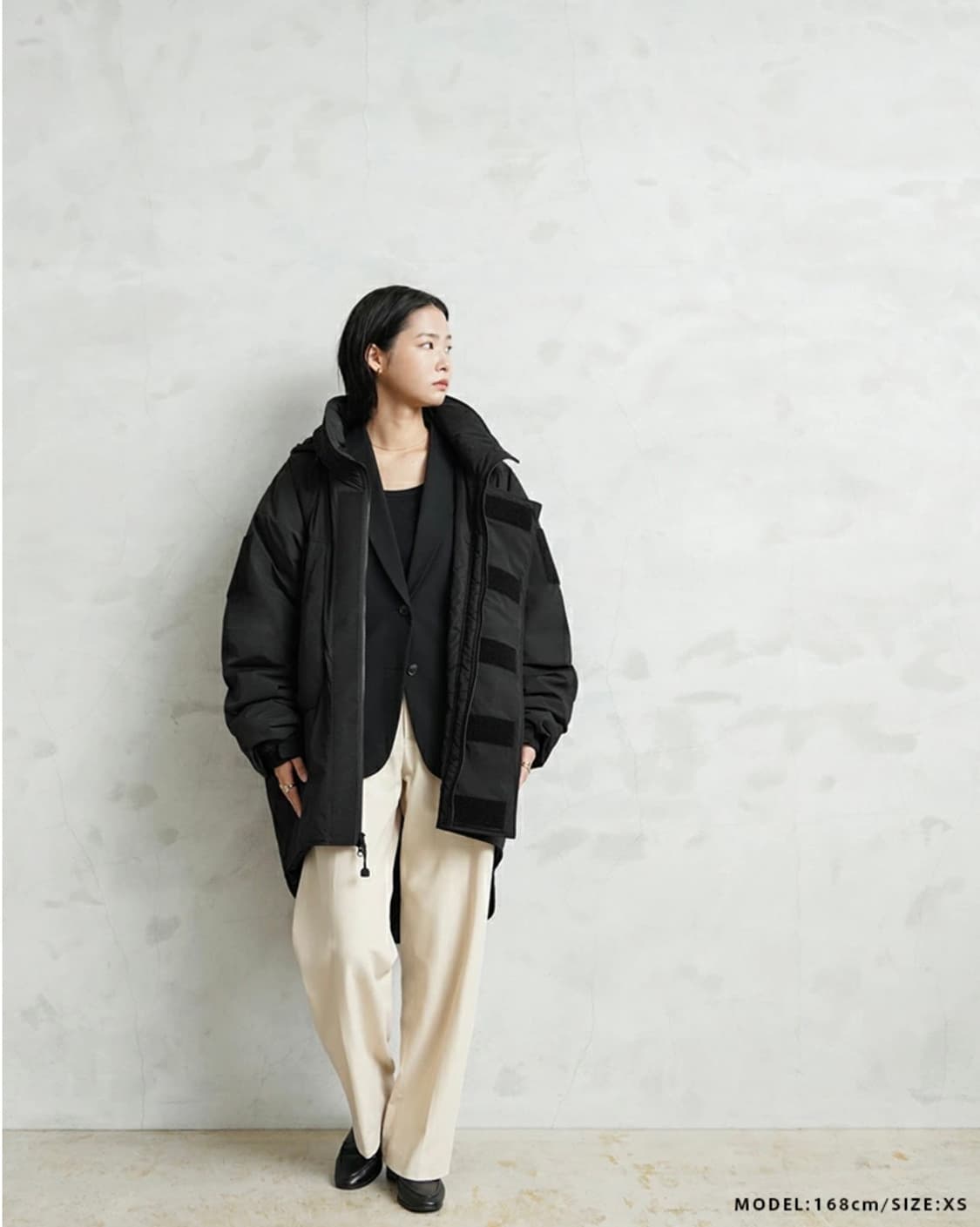 Waiper 몬스터파카 블랙S 프리마로프트 상품이미지8