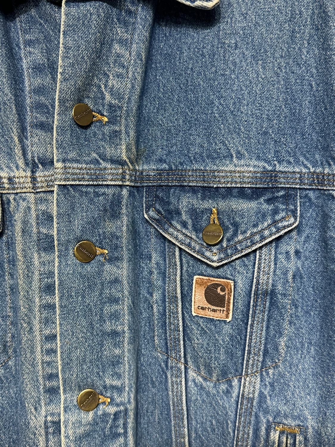 칼하트 j12dst  usa made 데님자켓 상품이미지4