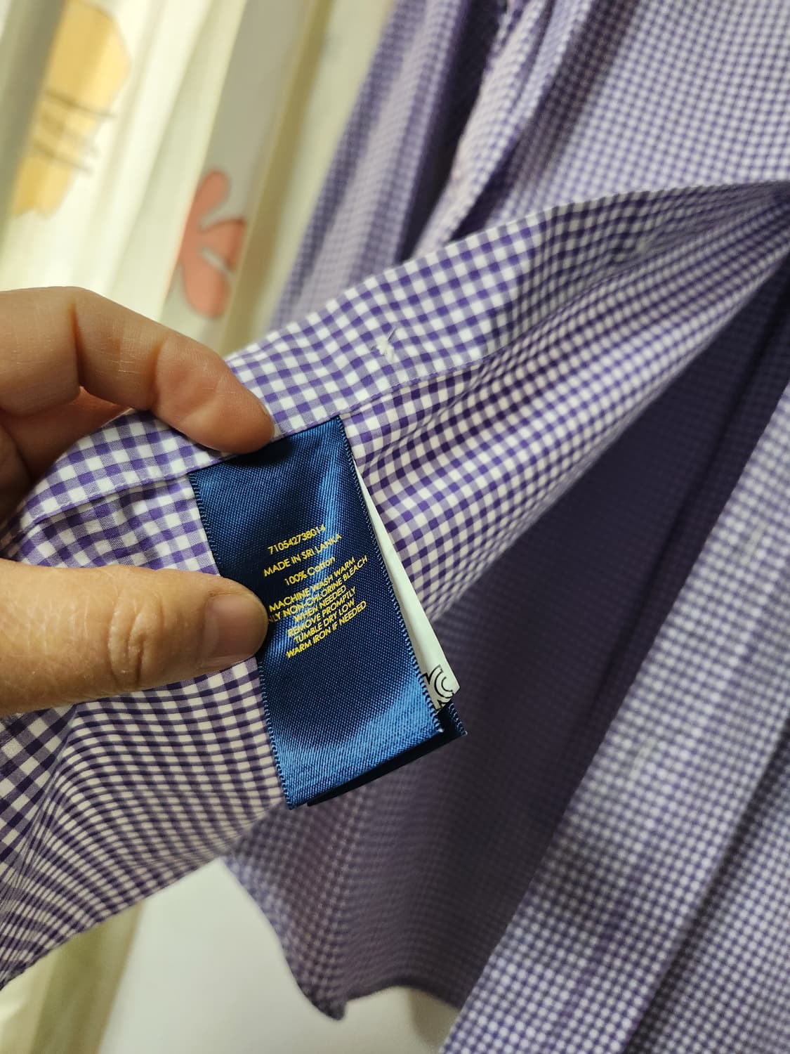 랄프로렌  체크 남방 긴팔 M(175/96A) 상품이미지4