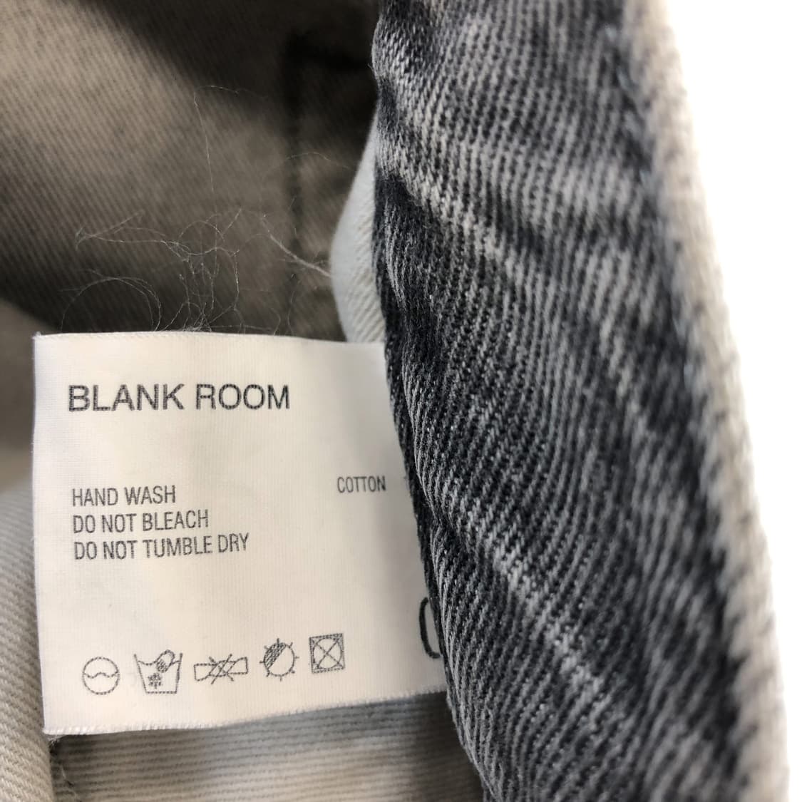 블랭크룸 워시드그레이 데님진 26 인치 상품이미지6