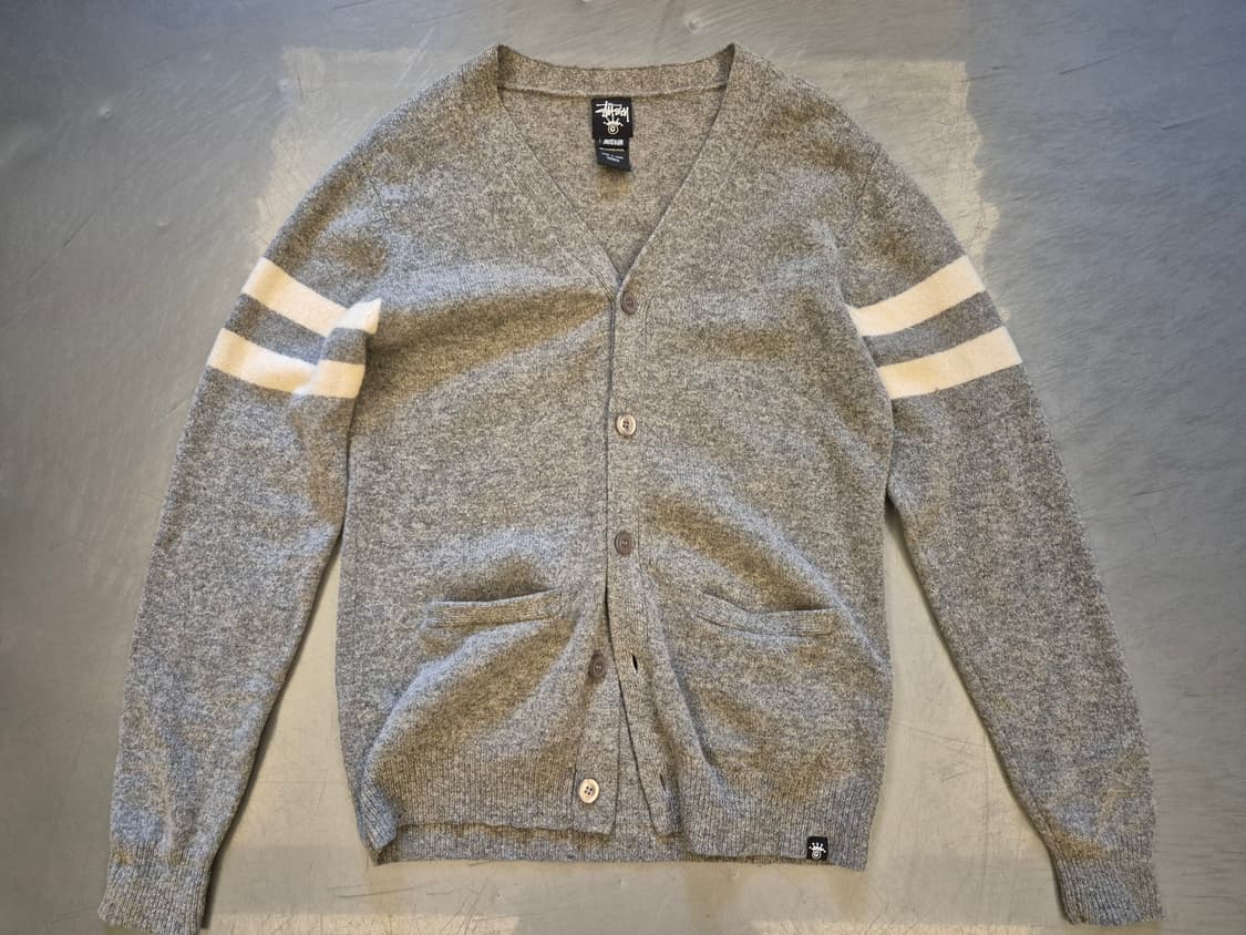00s 스투시 램스울 가디건 상품이미지1